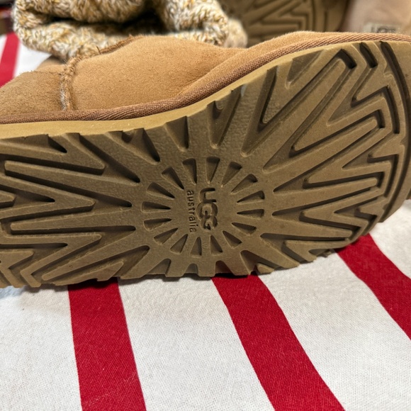 Ugg Australia Tularosa Route Suede Detachable Knit Sock Winter Boots Shoes 5 - Picture 3 of 3